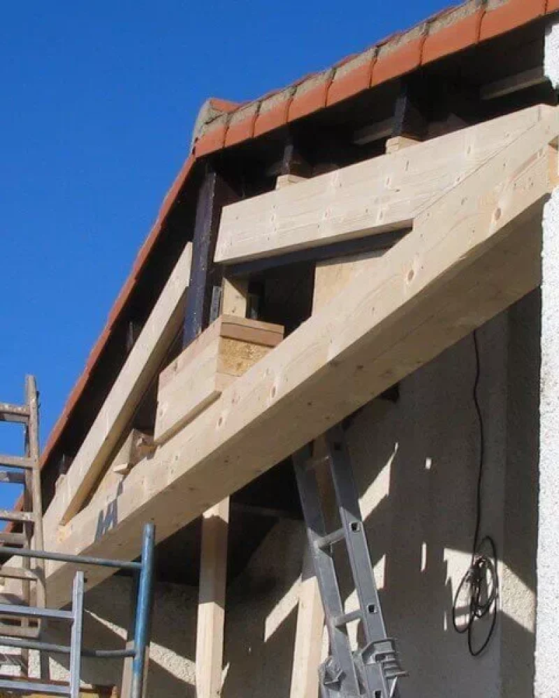 Réalisation de charpente par MB menuiserie, menuisier à Montaigu